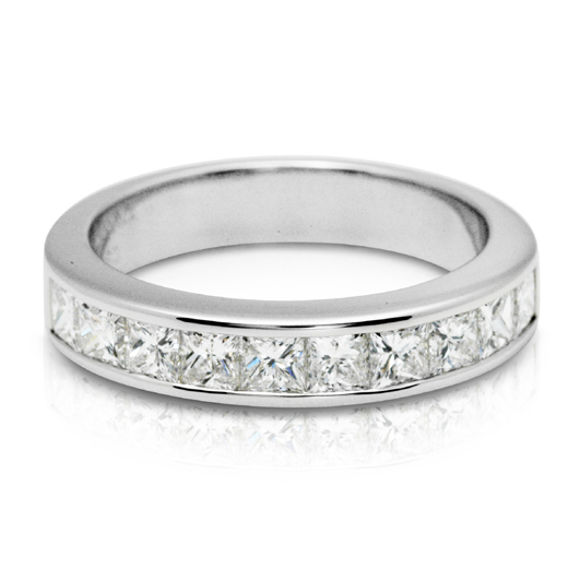 full image for 1.00ct princess eternity ring 1