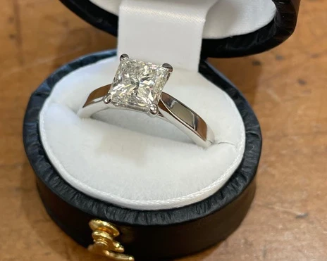 1.70ct princess cut ring, Aurum Fine Jewellery, Auckland NZ