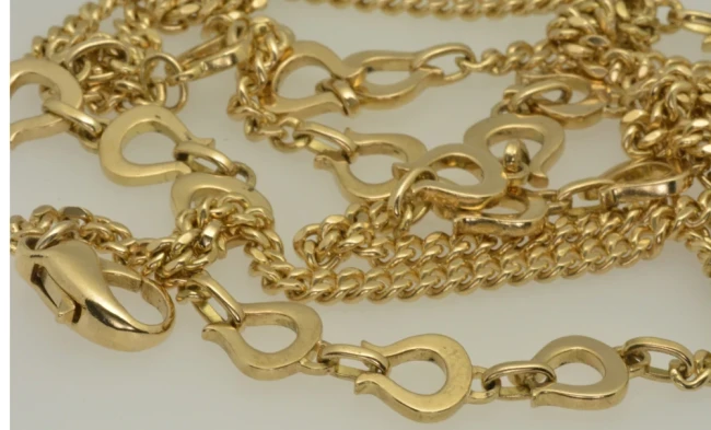 18ct yellow gold hand-made chain Aurum Fine Jewellery, Auckland NZ