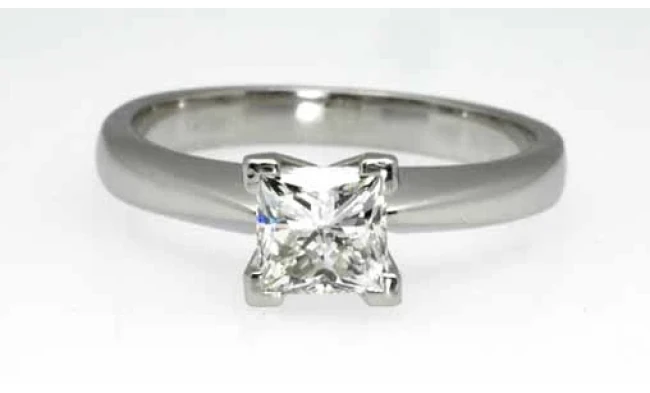 1.00ct Princess Cut Diamond Ring - Aurum Fine Jewellery, Auckland NZ