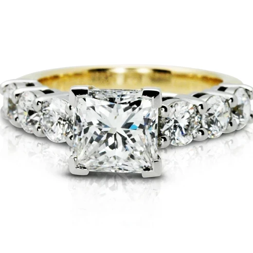 3.00ct princess-cut ring, Aurum Fine Jewellery, Auckland NZ.