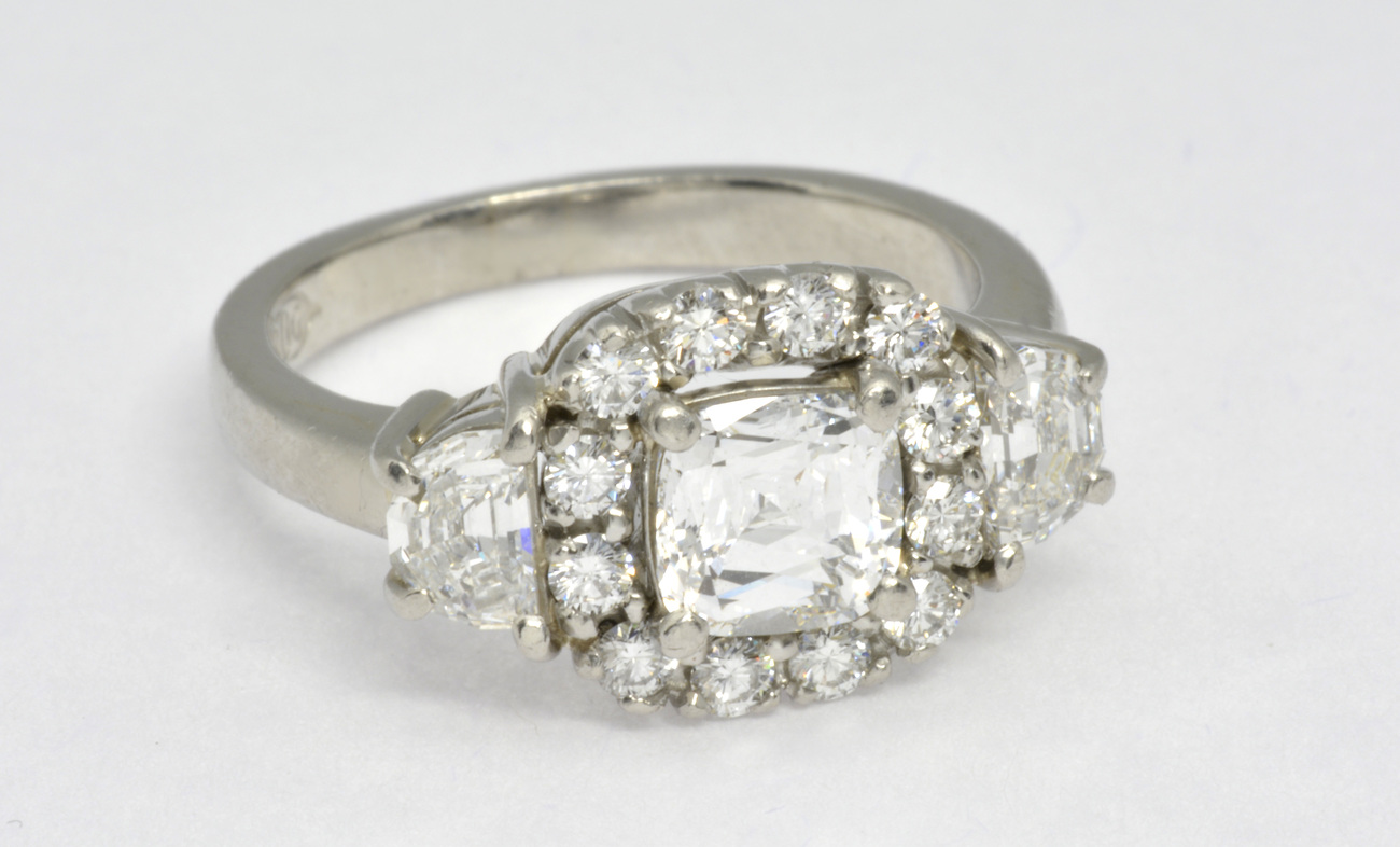 full image for Crisscut diamond engagement ring