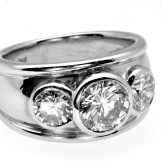 SOLD...Three diamond ring