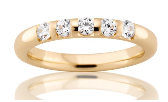 Diamond eternity ring brilliant cut 