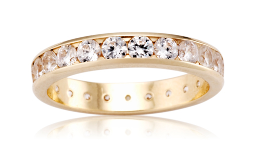 full image for Diamond eternity ring large channel
