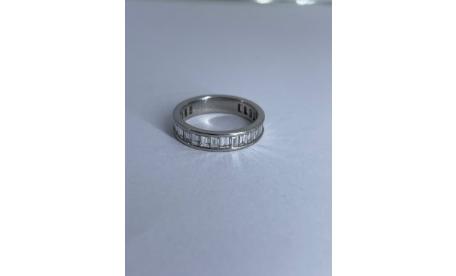 Emerald cut diamond engagement ring IMG 6339