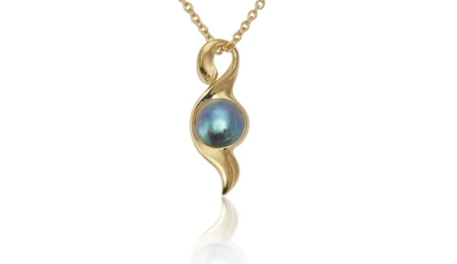 NZ Pacific pearl pendant  539