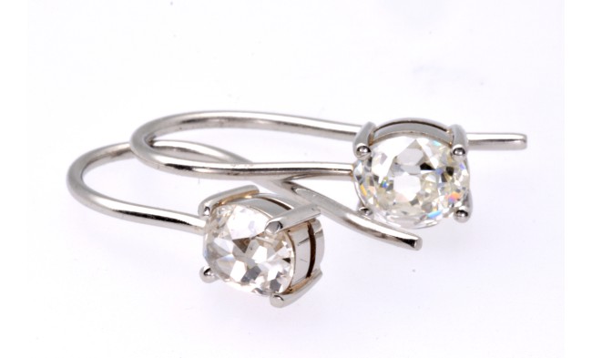 Old cut diamond earrings 2
