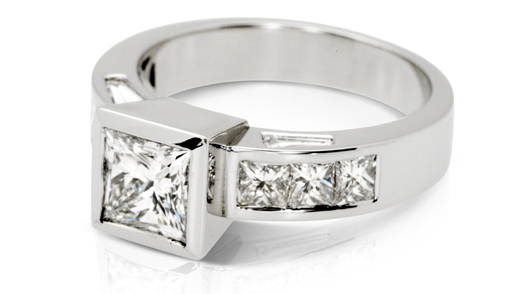 full image for Princess Baguette engagement ring