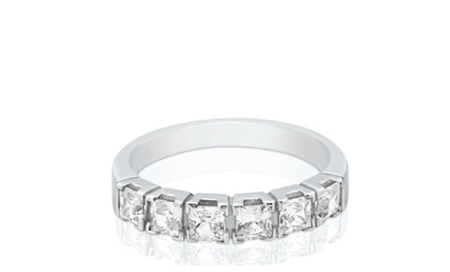 Princess cut diamond eternity ring