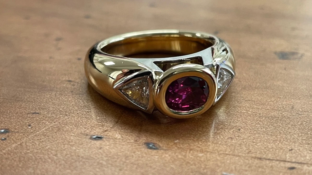 Ruby and Diamond ring 2
