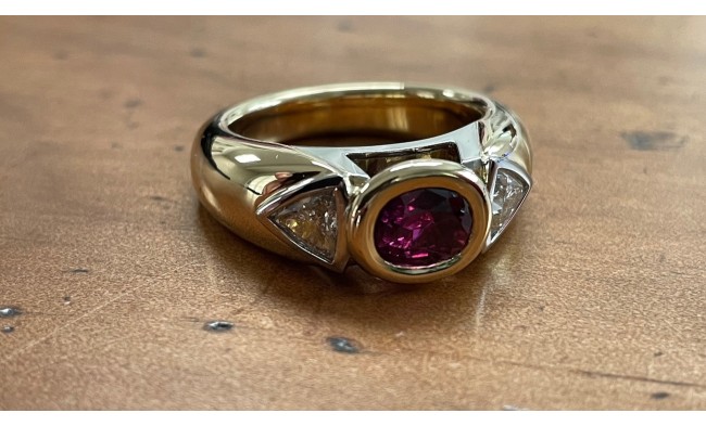 Ruby and Diamond ring 2