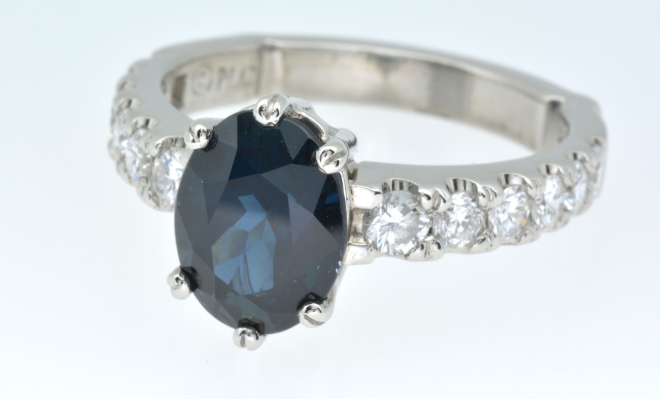 full image for Sapphire Diamond cocktail ring