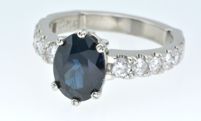 Sapphire Diamond cocktail ring