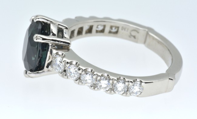 Sapphire Diamond dress ring