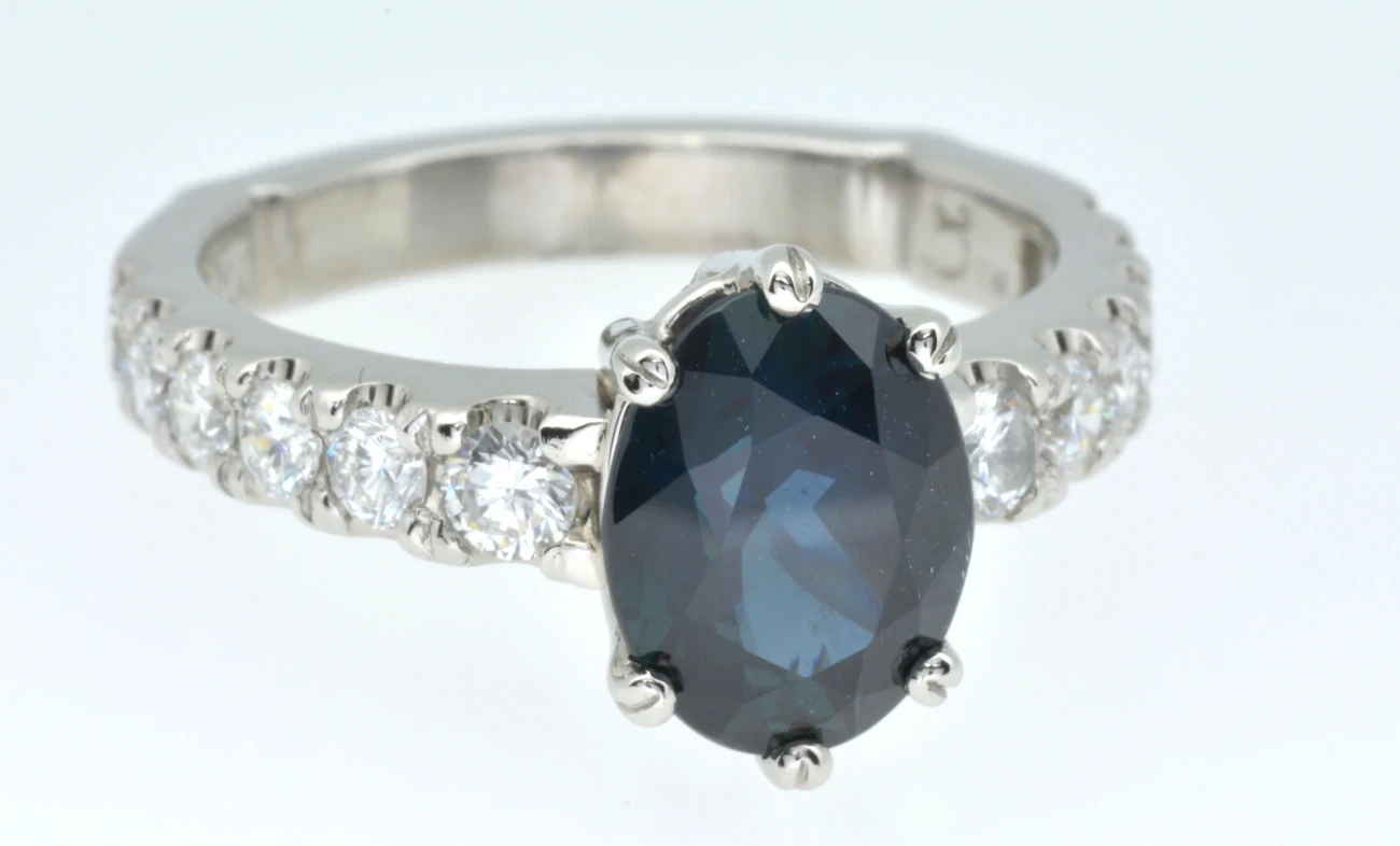 Sapphire Diamond solitaire