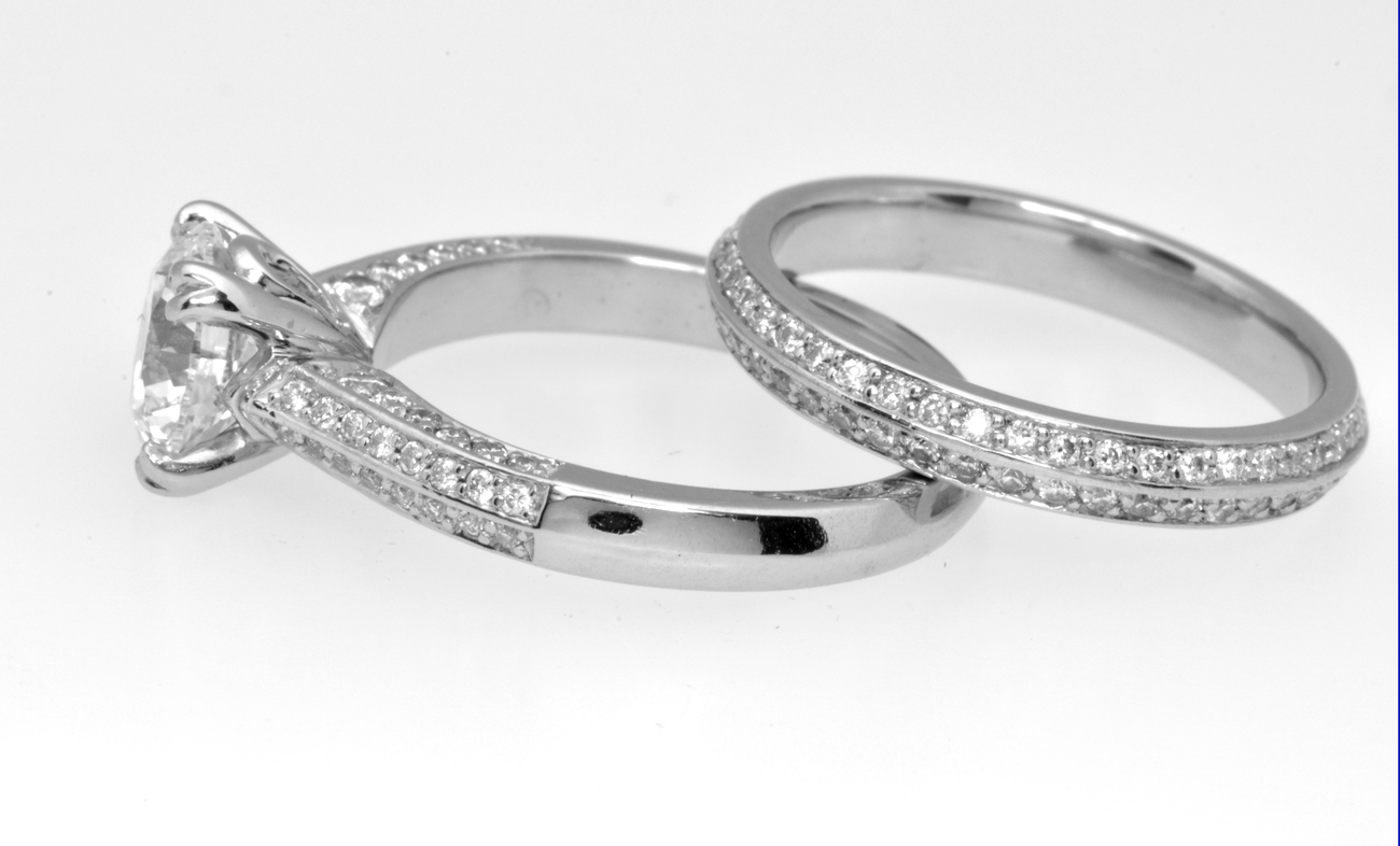 full image for Sutcliffe Engagement ring side view2