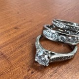 Three Diamond rings for sale