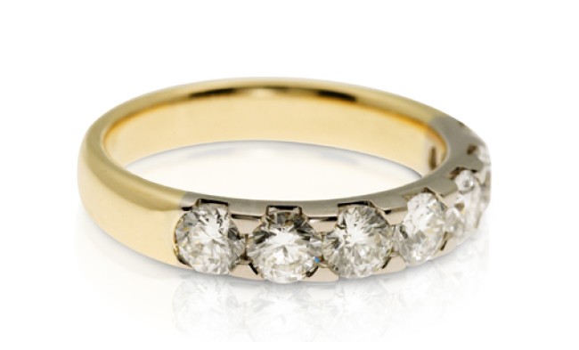 Two carat eternity ring
