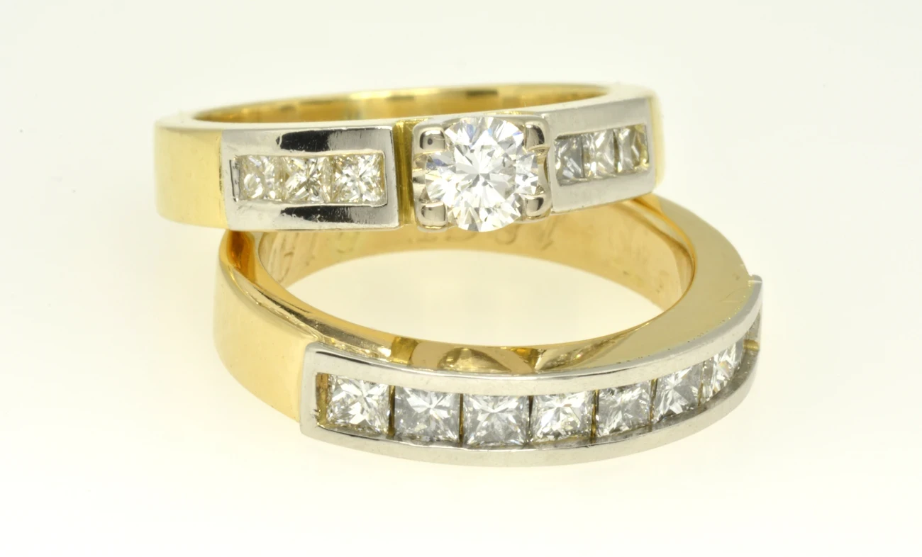 Wedding set diamond