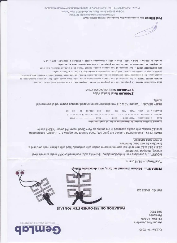 diamond ruby pendant sml